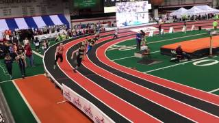 Joseph Miller winning his 200 heat at 2017 Simplot Games