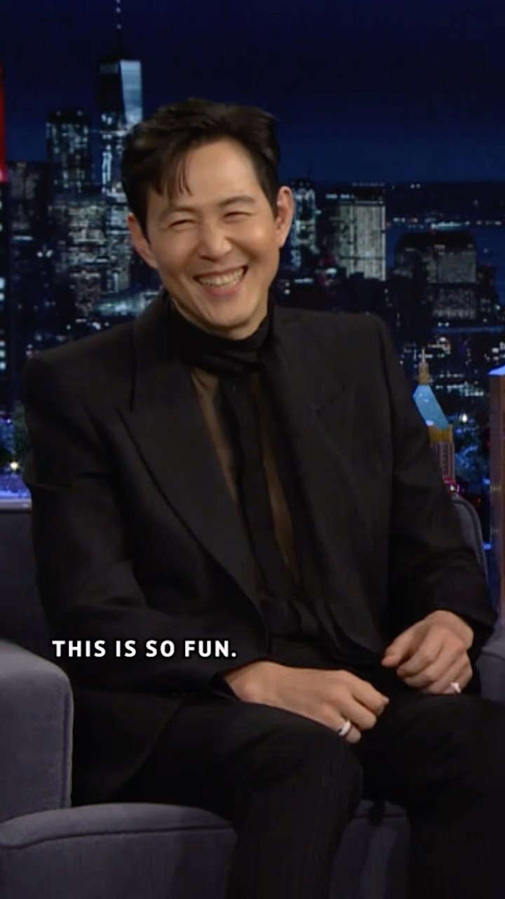 #LeeJungjae responds to popular fan theories and questions about #SquidGame2! #FallonTonight