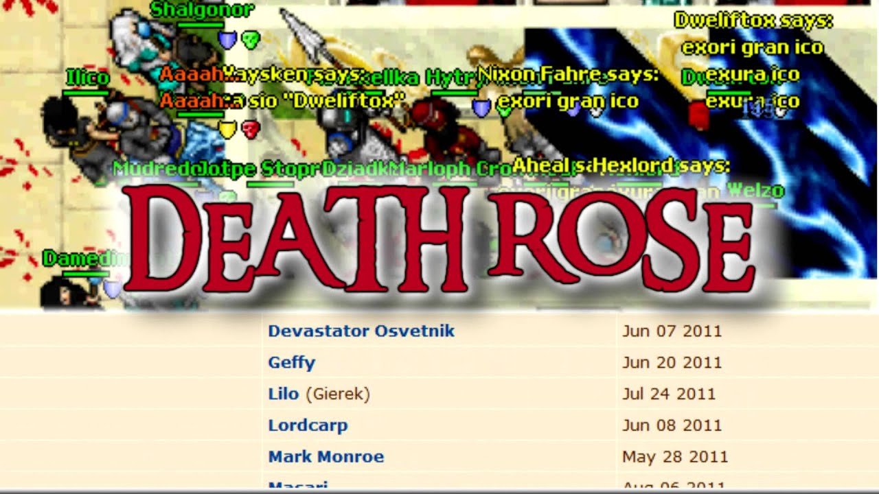 INTRO - [Death Rose Tibia Selena] [FULL-HD] - YouTube