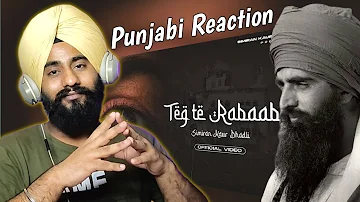 Reaction Teg Te Rabaab (Official Video) Simiran Kaur Dhadli | Nawab Khan | Desi Trap Music