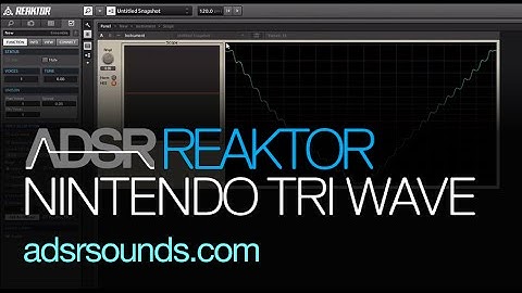 NI Reaktor - Creating a Nintendo Triangle Wave
