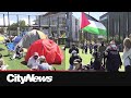 Palestinian solidarity encampment starts on ubc campus