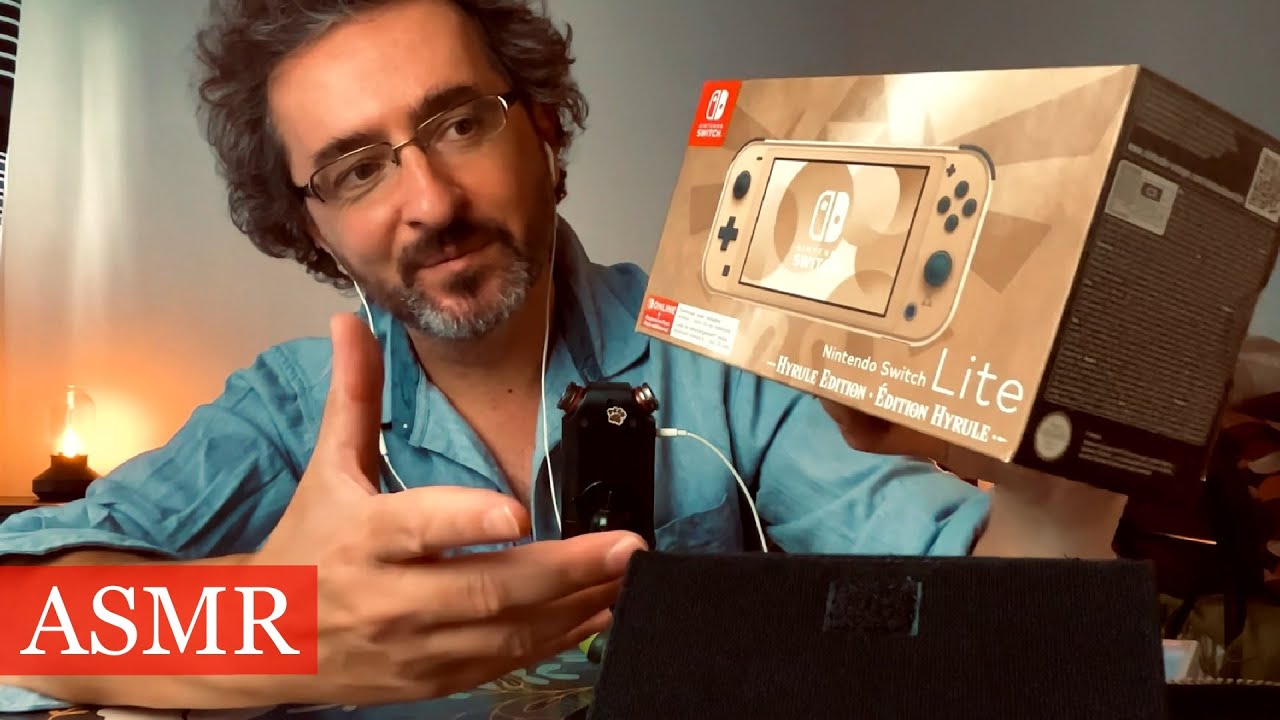 Ma 1ère Console Nintendo ; Déballage Cadeaux, Switch Lite Hyrule, Deluxe Travel Case & Zelda. #asmr