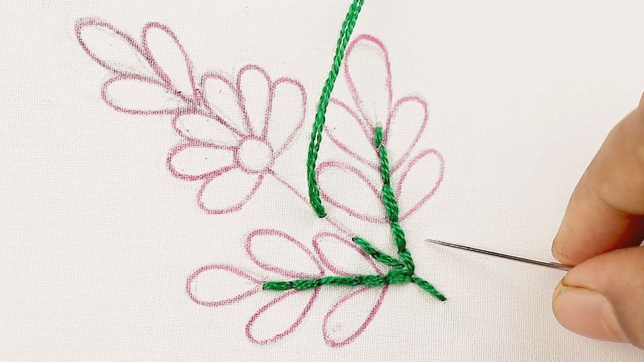 easy flower embroidery for beginners, hand embroidery designs ...