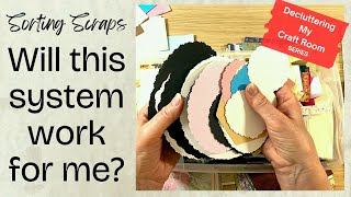 Pesky Paper Scraps Get Revamped! Decluttering My Craft Room, Ep 6 #declutter #paperscraps