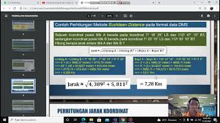 Mencari Jarak 2 Titik Koordinat Menggunakan Metode Euclidean Distance