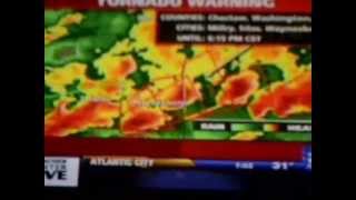 Hattiesburg tornado 2/10/13 tornado outbreak as it developed