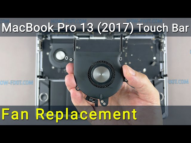 MacBook Pro 13 (2017 Touch Bar) Fan replacement - YouTube