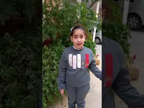 أنشودة الشجرة بصوت تلميذتي الجميلة والمتأل قة سلمى خطيب