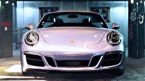 NFS Unbound - Porsche 911 Carrera GTS Cabriolet 2018 | Engine And Customization Showcase