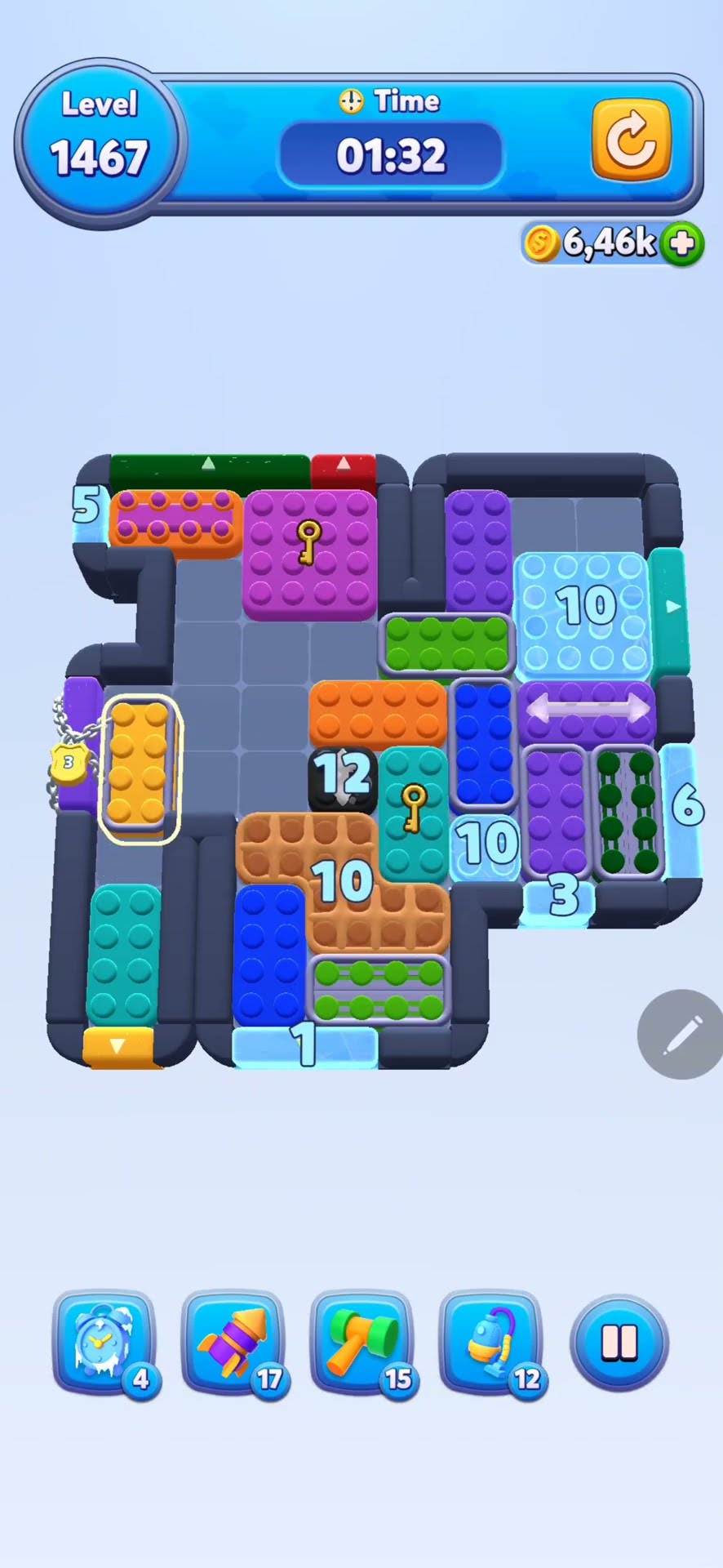 Color Block Jam Level 1467 - YouTube