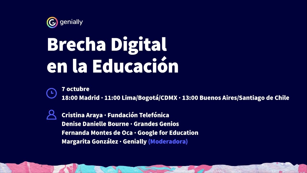 Brecha Digital en Educación | Genially Webinars - YouTube