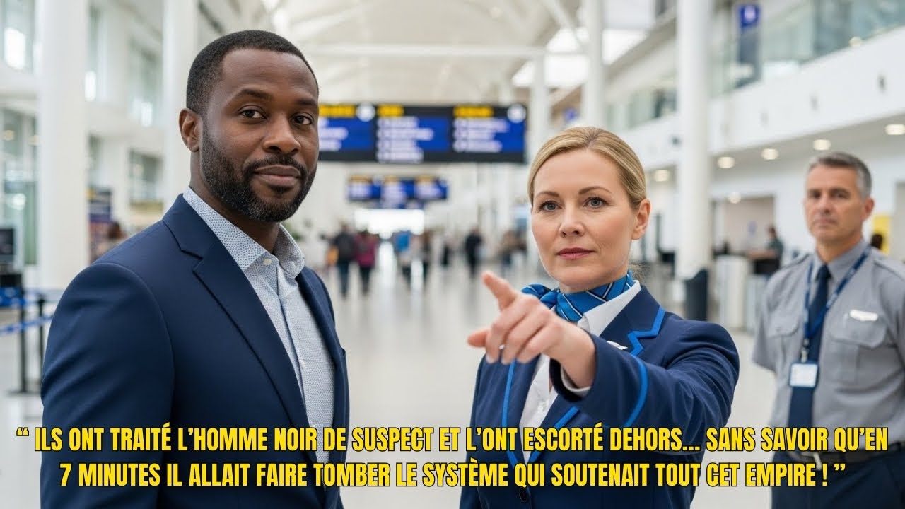 Le commandant a EXPULSÉ le PASSAGER NOIR du SALON VIP… mais en 7 MINUTES le SYSTÈME S’EST EFFONDRÉ!