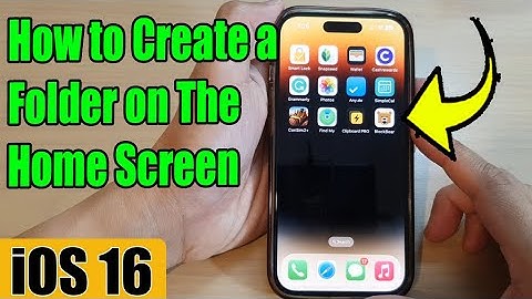 iOS 16: How to Create a Folder on The Home Screen on iPhone