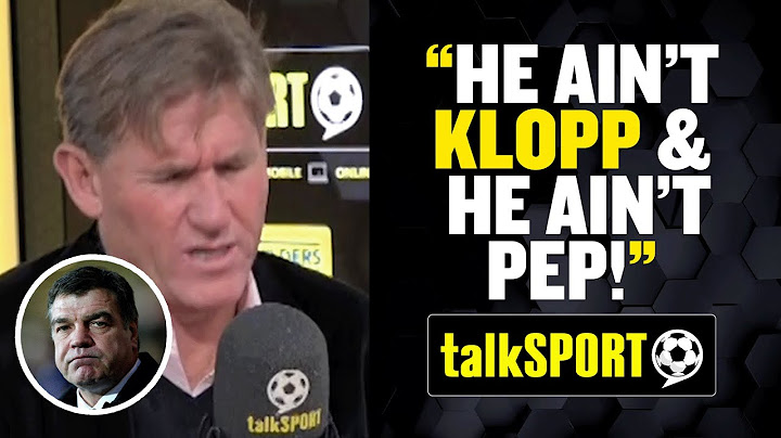 Simon Jordan reacts to Sam Allardyce comparing himself to Pep Guardiola and Jurgen Klopp 👀🔥