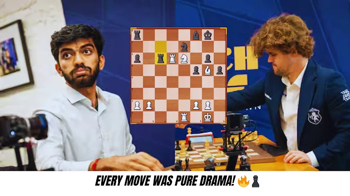 The Final Game Between Magnus Carlsen and D. Gukesh | Clutch Chess Champions Showdown