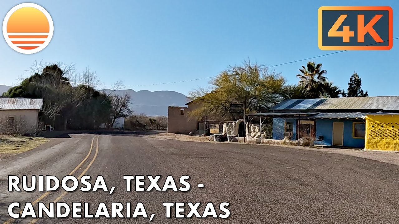 Ruidosa, Texas to Candelaria, Texas! Drive with me along the Texas Mexico border! YouTube