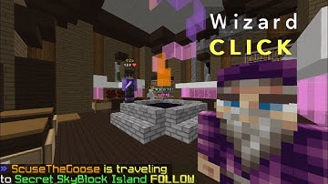 HOW TO GET TO THE SECRET SKYBLOCK ISLAND