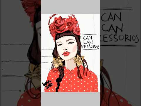timelapse:fashion-illustration:-portrait-on-ipad-pro-using-adobe-draw-app