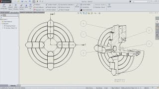 How to make Section view in Solidworks drawing