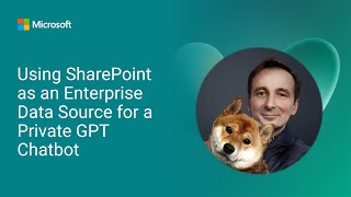 Using SharePoint as an Enterprise Data Source for a Private GPT Chatbot