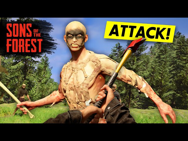 FIGHTING FOR MY LIFE! Sons of the Forest Episode 13 