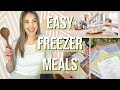 10 EASY FREEZER MEAL IDEAS | Budget & family friendly meal prep