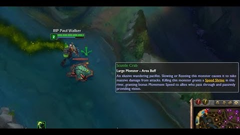 New "SCUTTLE CRAB" Jungle Monster - PBE Server