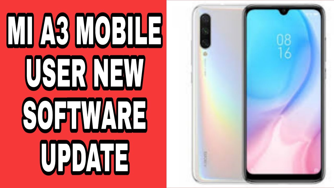 Mi A3 mobile new software update |Mi bug | new update |