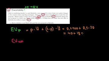 MICROECONOMICS I How To Make A Decision With Uncertainty I Expected Utility