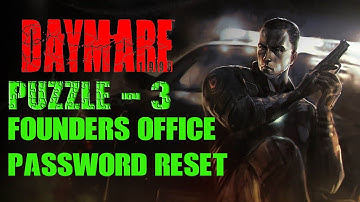 DAYMARE 1998 - PUZZLE #3 - FOUNDERS OFFICE PASSWORD RESET