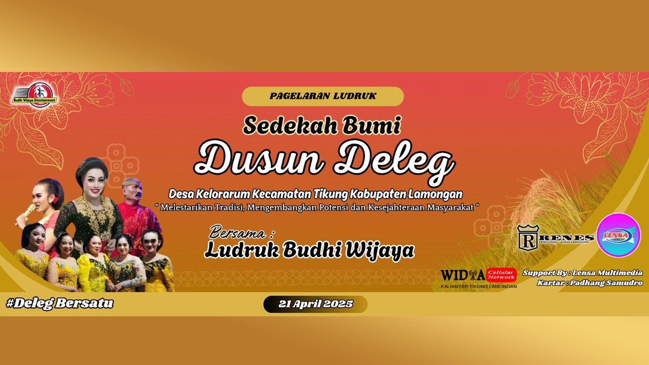 🔴📡LIVE KARAWITAN / TAYUB BUDHI WIJAYA - SEDEKAH BUMI Dsn. DELEG Ds. KELORARUM - TIKUNG - LAMONGAN