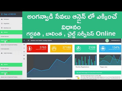 Anganwadi NHTS Registration Data Entry Online || అంగన్వాడి సేవలు ఆన్లైన్ లో ఎక్కించే విధానం