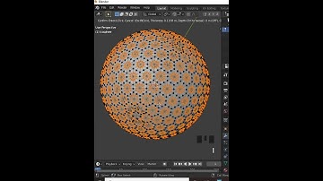 3D Golf ball modeling in blender-mds design#shorts