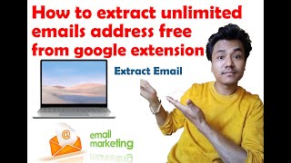 How to extract unlimited email address free using google extension | Nepali version