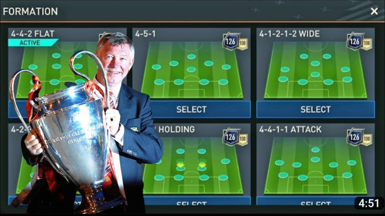 TOP 4 AND BEST FORMATION IN FIFA MOBILE 22 WORK FOR BOTH V2V AND H2H / FIFA MOBILE 23