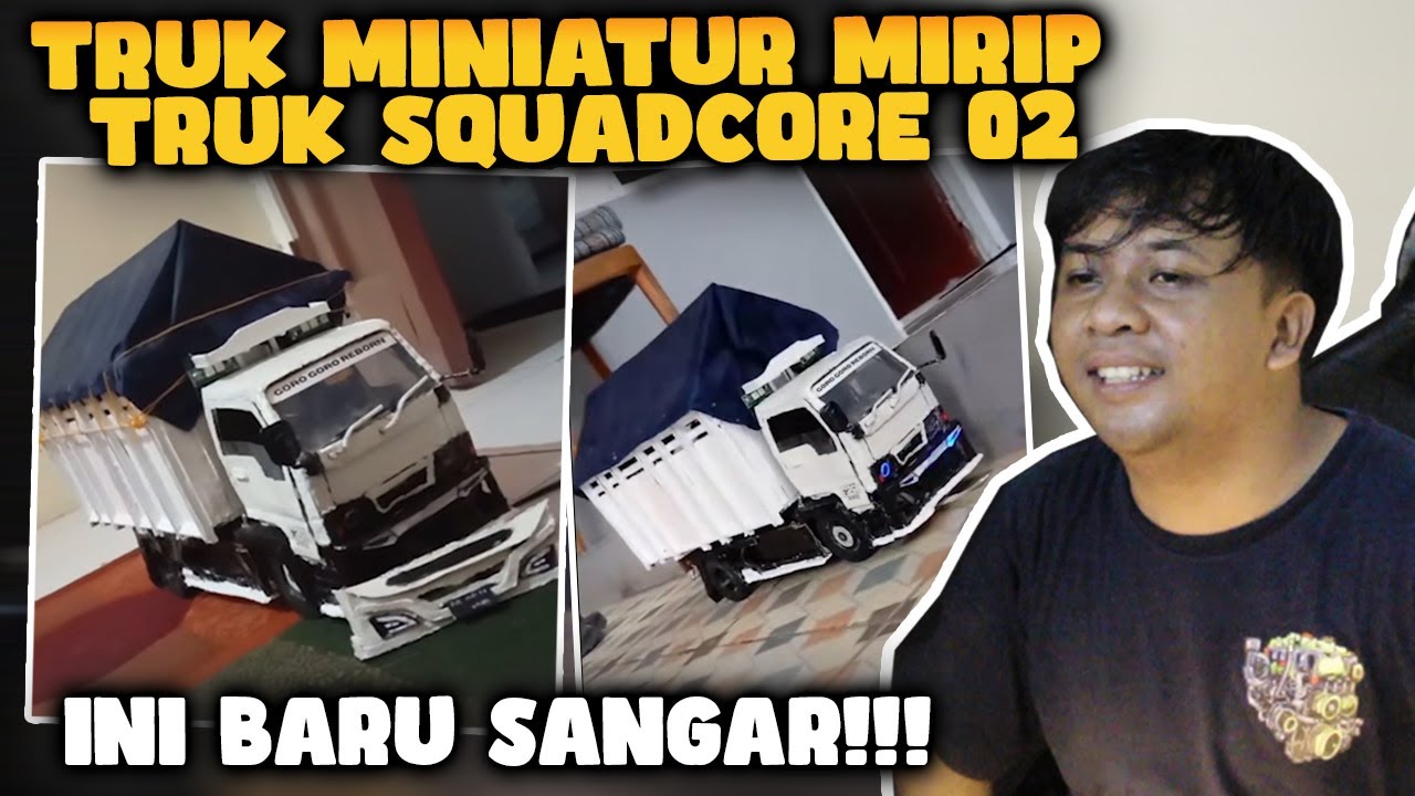 😱 TRUK MINIATUR MIRIP TRUK SQUADCORE ASLI - Reaction Truk Miniatur