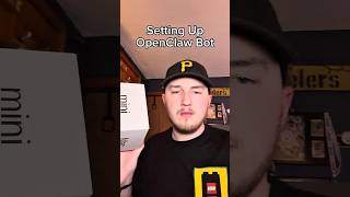 Setting up my new OpenClaw bot on the Mac mini! #openclaw #macmini #macminim4 #clawdbot #ai #aibots