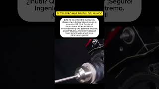 El taladro con motor V8 que no sabías que necesitabas ver. #motorv8 #taladro #ingenieria