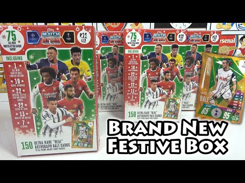 NEW! Opening 4 Match Attax 2020/21 Festive Boxes | Gareth Bale Autograph Hunt | New Legend Cards