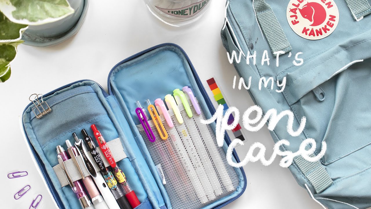 Best Back To School Supplies - Pencil Case, Gel Pens