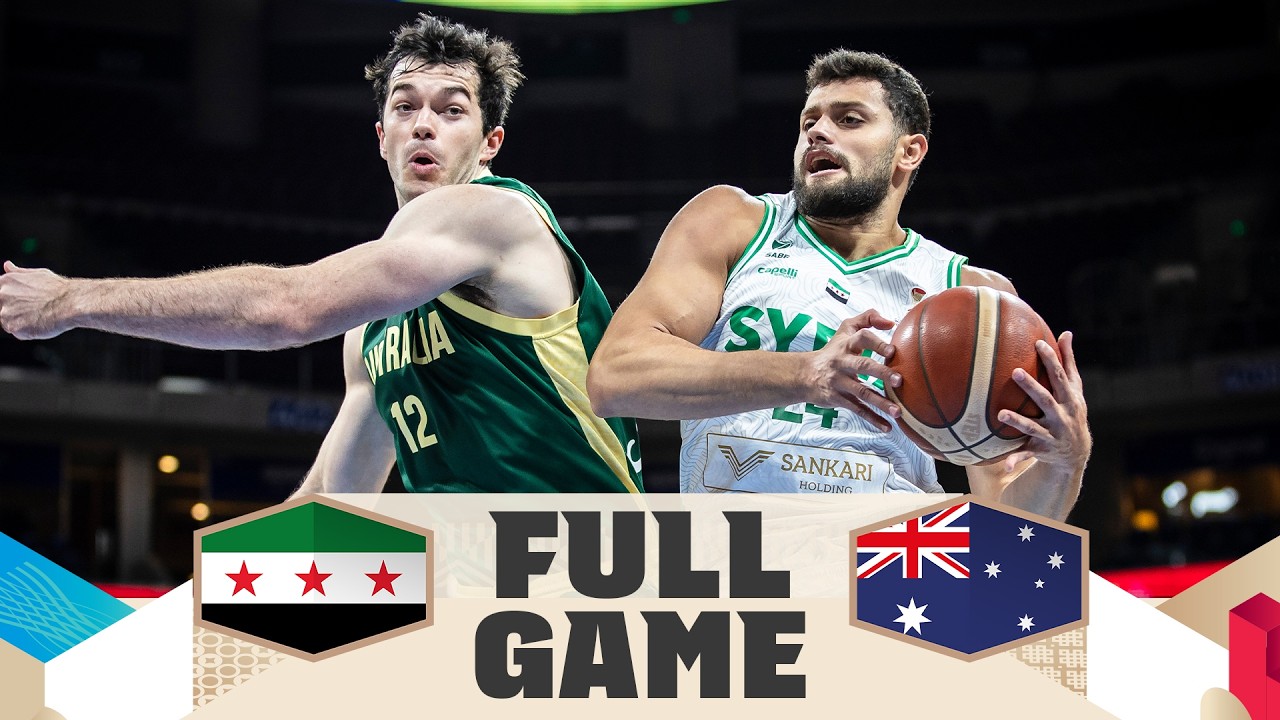 Syria v Australia | Full Basketball Game | FIBA Basketball World Cup 2027 Asian Qualifiers