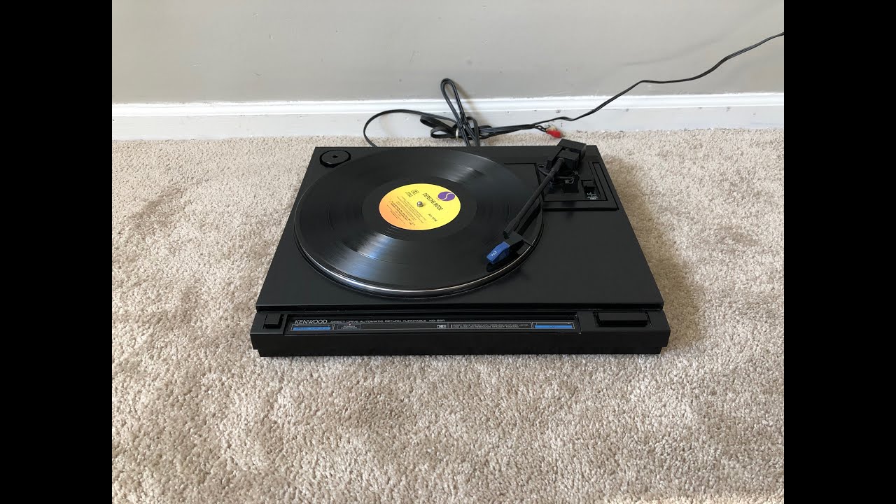 Kenwood KD55R Kenwood Record Player Turntable YouTube