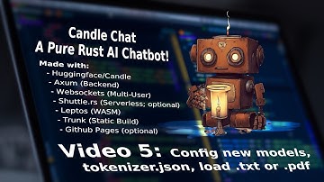 Config new models, tokenizer.json, and load .pdf and .txt for Fireside Chat (Pure Rust AI Chat Bot).