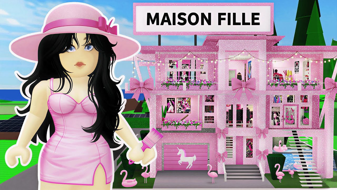 JE DÉCORE DES MAISONS DE FILLES SUR BROOKHAVEN ROBLOX !