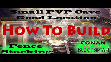 How To Build Small PVP Cave Good Location isle of siptah