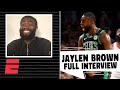 [FULL] Jaylen Brown talks meditation, dunking on LeBron | WYD? with Ros Gold-Onwude
