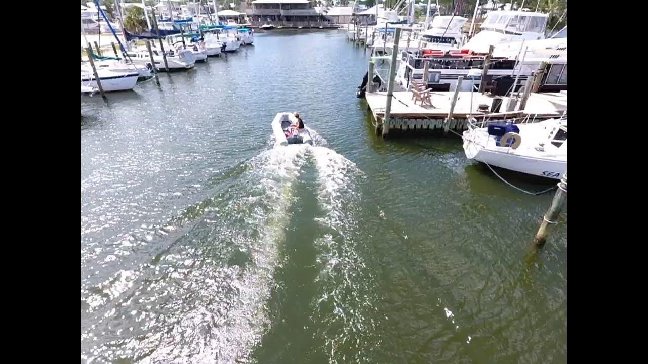 Salty Quicky #203 - Rusty Dingy Driving Skills!  No keel!