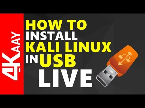 How To Install Kali Linux on USB | Kali Linux Live 2018.2 | June 2018