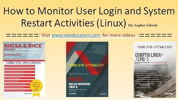 How to Monitor User Login and System Restart Activities